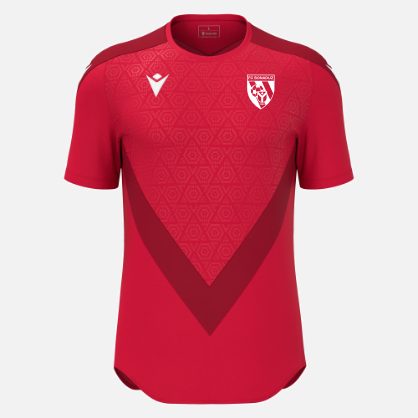 FCB WISP Trikot mit Name und Nummer (XXXXL, Rot)